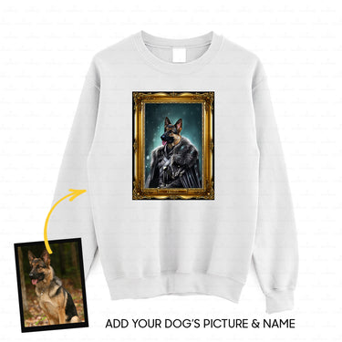 Personalized Dog Gift Idea - Royal Dog's Portrait 13 For Dog Lovers - Standard Crew Neck Sweatshirt